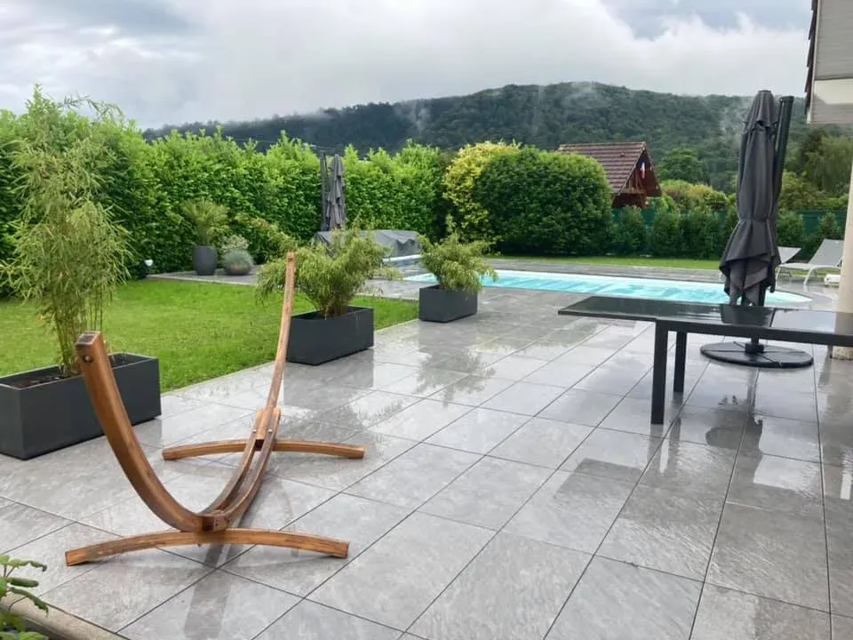 terrasse en pierre